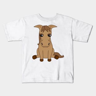 Sad Pony Kids T-Shirt